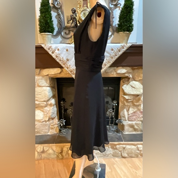 DANI MAX Elegant Black Sleeveless Dress 10 - Picture 4 of 7